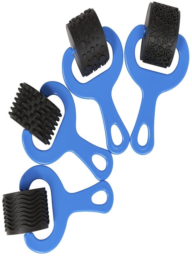 READY 2 LEARN Ready2Learn Heavy Duty Rubber/Plastic Paint and Clay Explorer Rollers, 5 x 1-1/2 Inch, Set of 4 - 410957 - Image 5